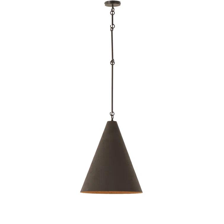 Ashwin Pendant Light - Black / 19.5"Dia