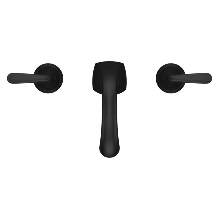 Pfister Willa Widespread Bathroom Faucet with Drain Assembly LF-049-MALSDB