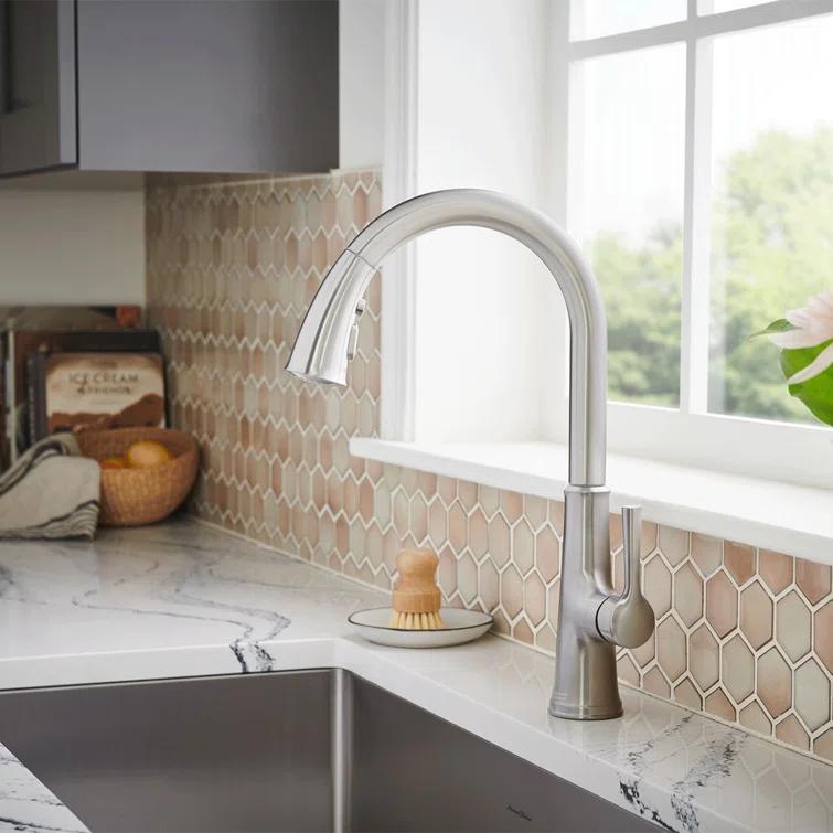 Pull Down Touch Single Handle Kitchen Faucet with Handle