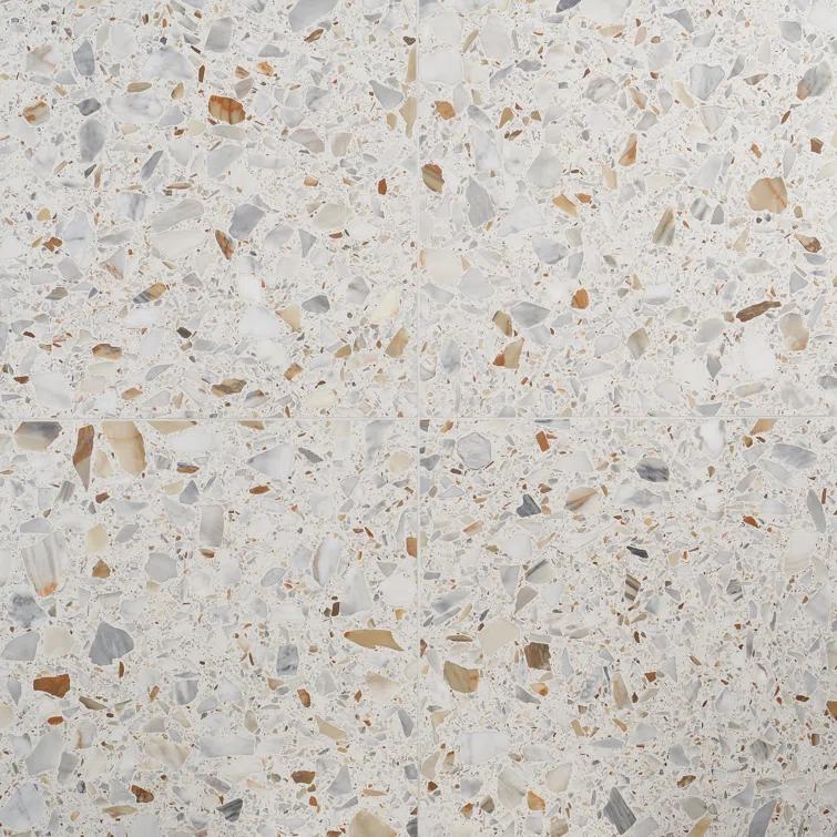Brezza Terrazzo 23.62 in. x 23.62 in. Honed Terrazzo Floor and Wall Tile (3.87 Sq. Ft. / Each)