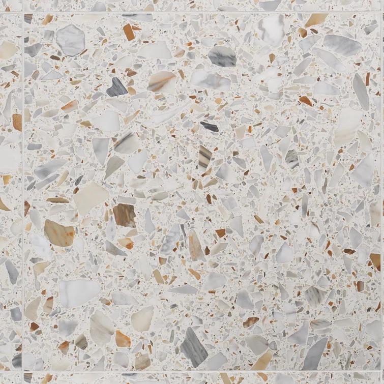 Brezza Terrazzo 23.62 in. x 23.62 in. Honed Terrazzo Floor and Wall Tile (3.87 Sq. Ft. / Each)