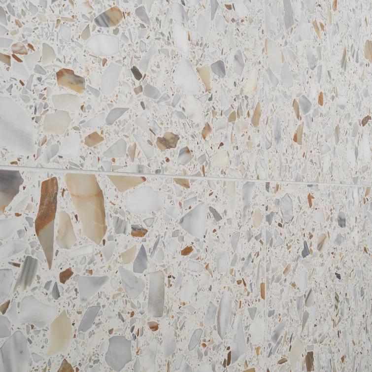 Brezza Terrazzo 23.62 in. x 23.62 in. Honed Terrazzo Floor and Wall Tile (3.87 Sq. Ft. / Each)