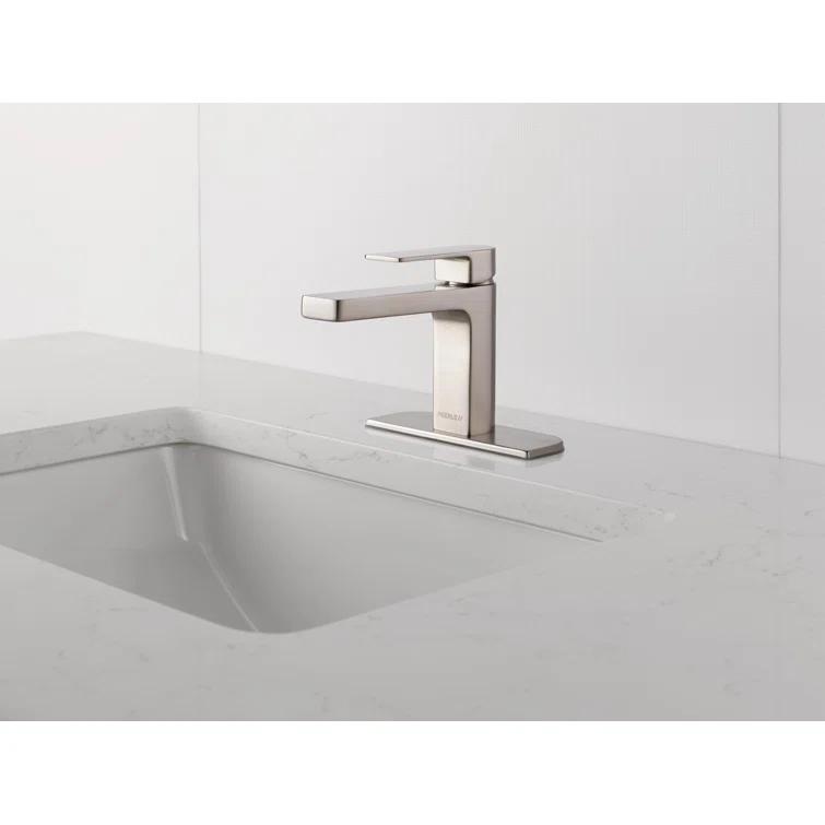 Xander Single-Hole Bathroom Faucet with Drain Assembly