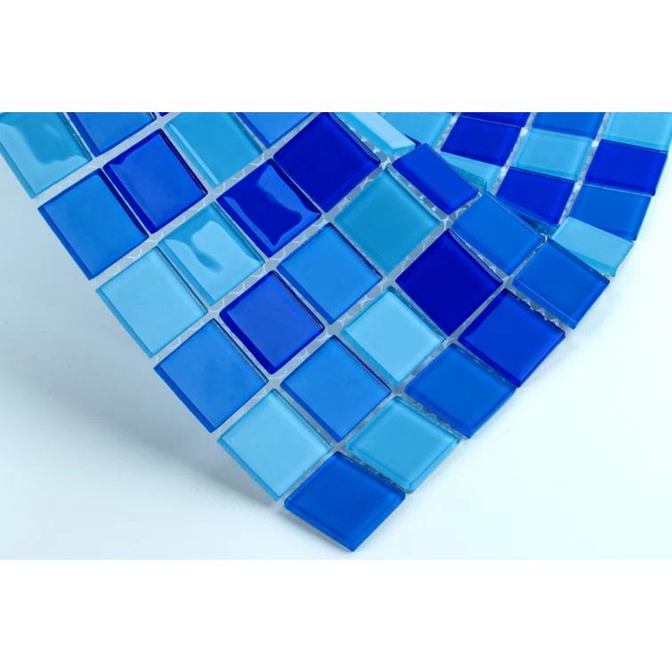 WS Tiles® 1" x 1" Straight Edge Glass Mosaic Tile