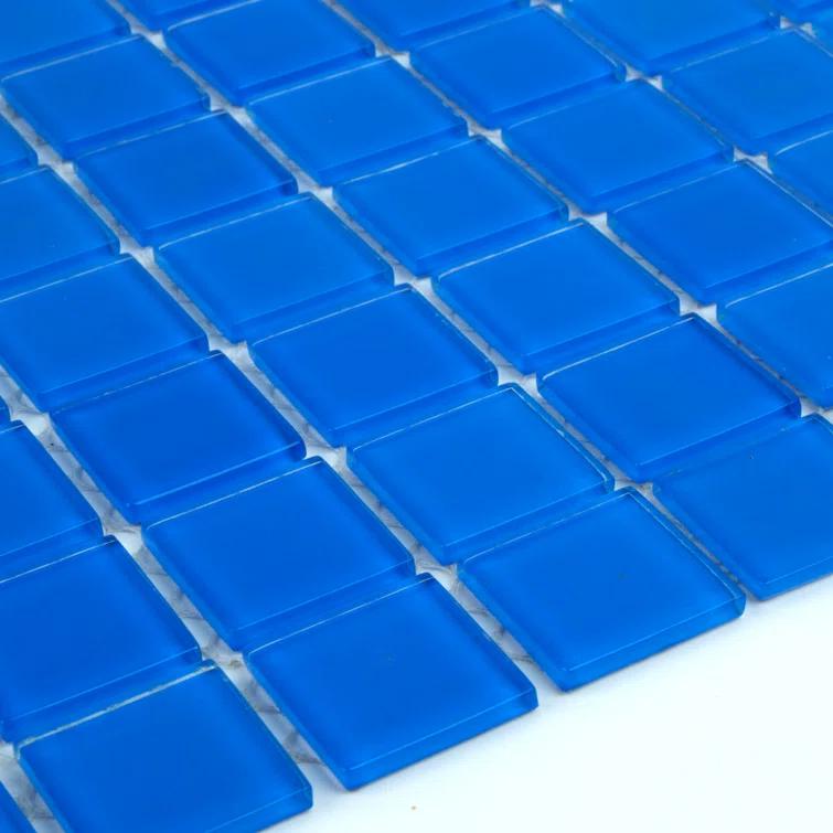 WS Tiles® 1" x 1" Straight Edge Glass Mosaic Tile