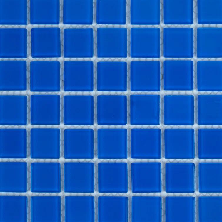 WS Tiles® 1" x 1" Straight Edge Glass Mosaic Tile