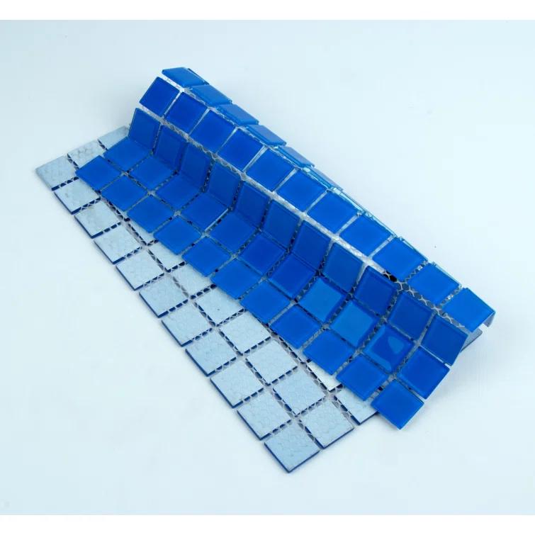 WS Tiles® 1" x 1" Straight Edge Glass Mosaic Tile
