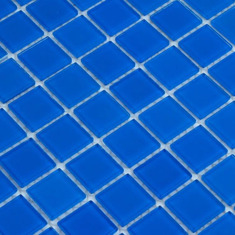 WS Tiles® 1" x 1" Straight Edge Glass Mosaic Tile