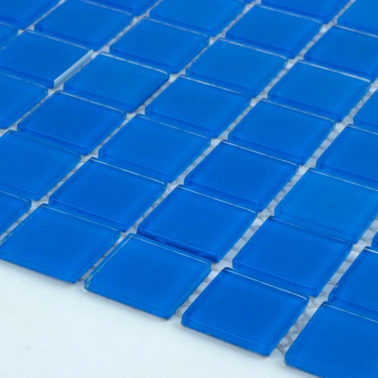 WS Tiles® 1" x 1" Straight Edge Glass Mosaic Tile