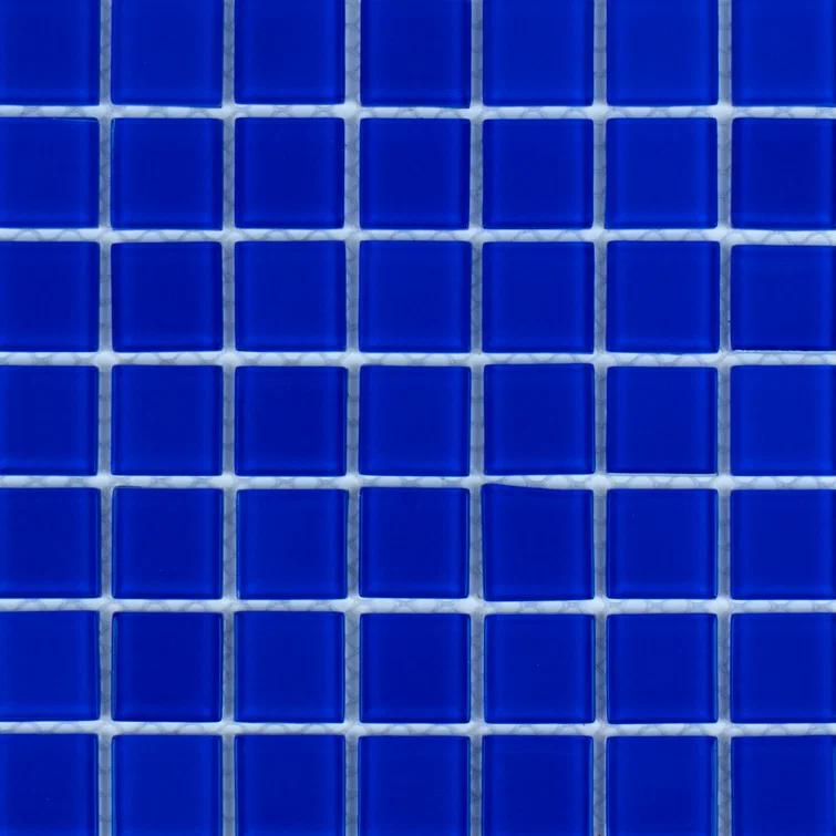 WS Tiles® 1" x 1" Straight Edge Glass Mosaic Tile