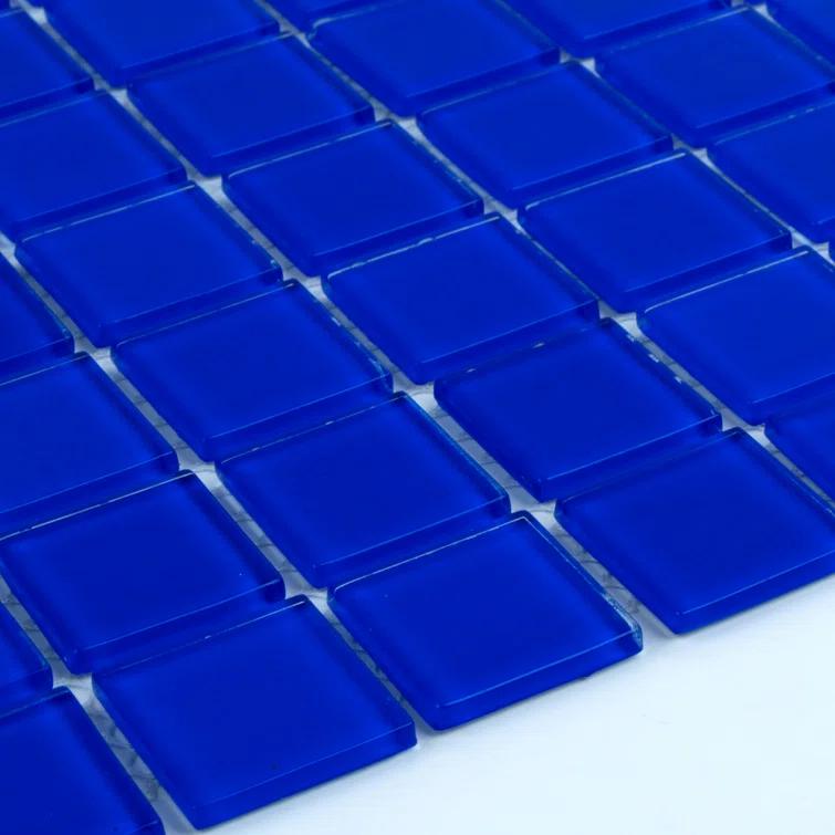 WS Tiles® 1" x 1" Straight Edge Glass Mosaic Tile