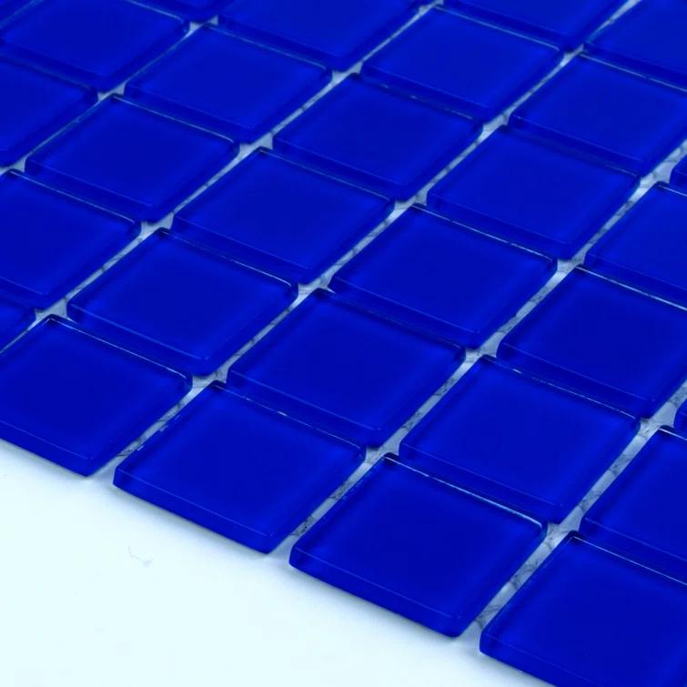 WS Tiles® 1" x 1" Straight Edge Glass Mosaic Tile