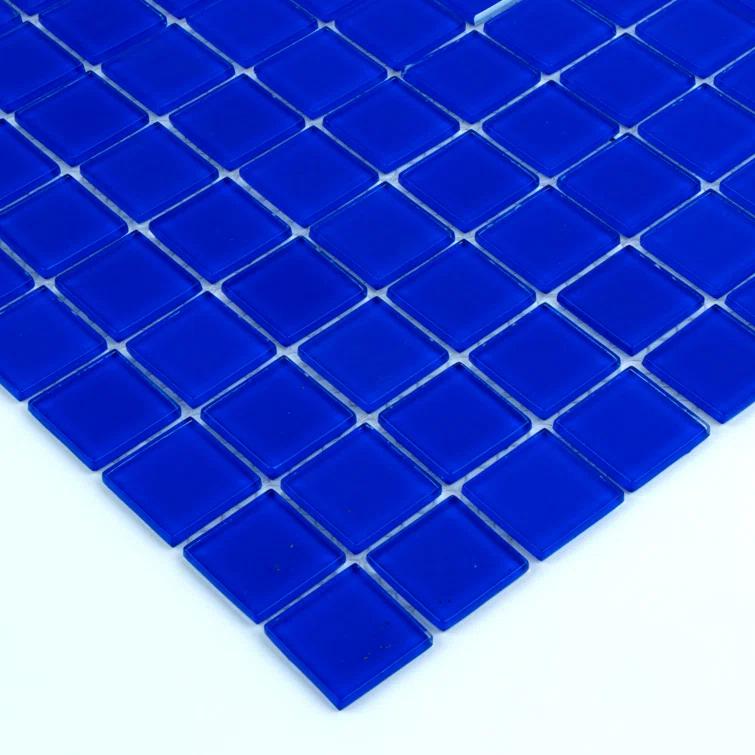 WS Tiles® 1" x 1" Straight Edge Glass Mosaic Tile