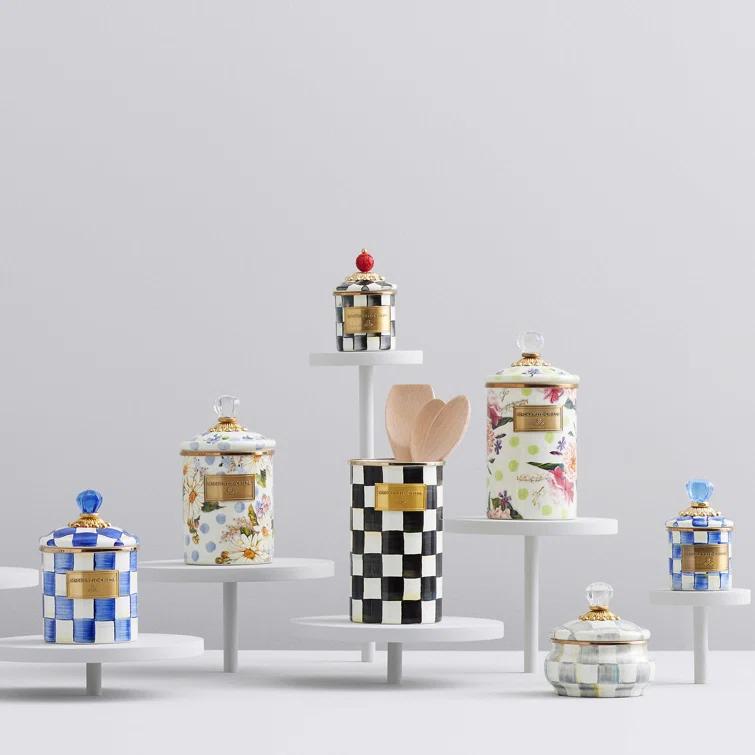 MacKenzie-Childs Royal Check® Canister