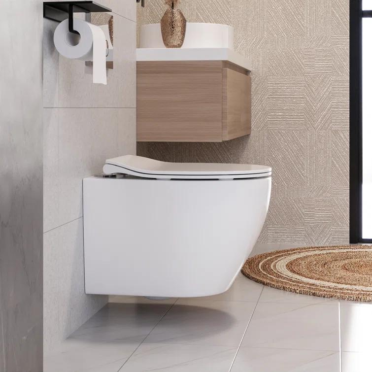 Liberty 1.6 GPF Elongated Wall Hung Toilets (Seat Included)