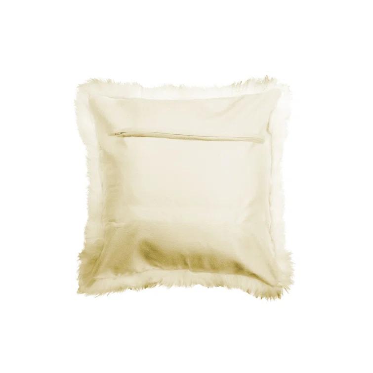 100% Wool Throw Square Pillow Cover & Insert (Set of 2)