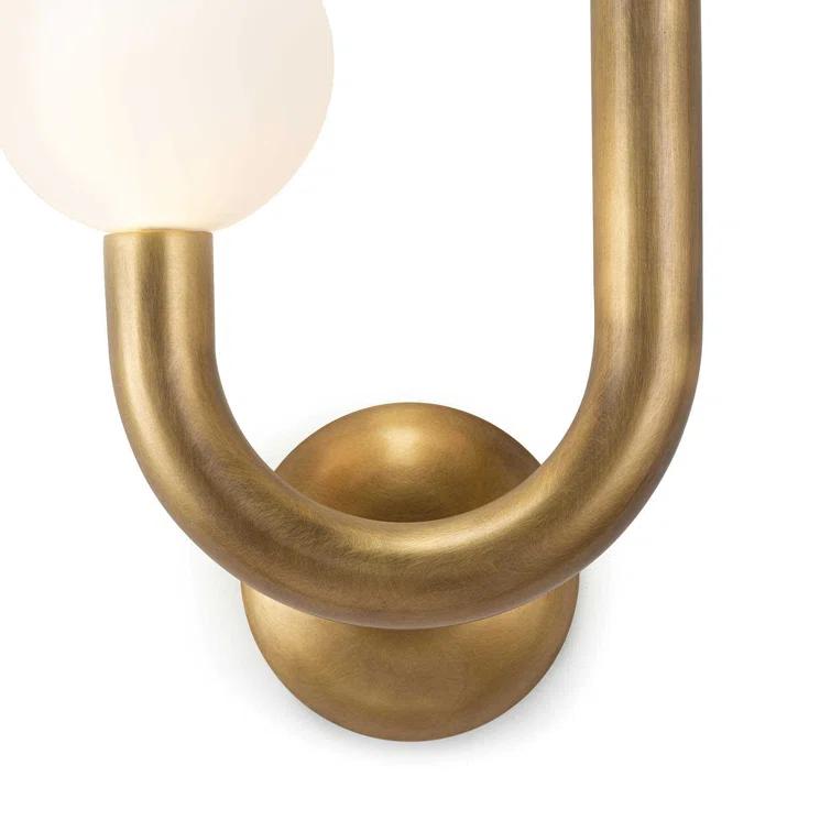 Happy Sconce by Regina Andrew - Natural Brass / Left Facing