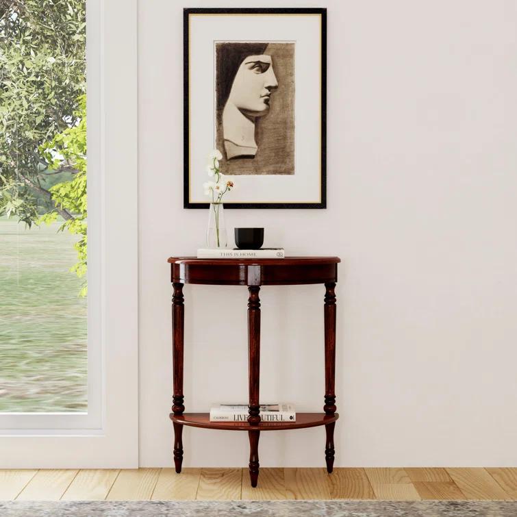 Butler Specialty Company Bellini Demilune Console Table - Cherry Brown