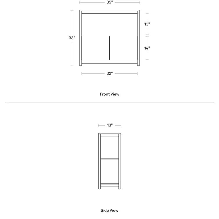 Open Plan Bookcase
