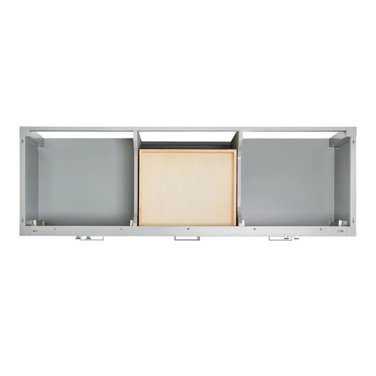 Ariel A067d-Bc Cambridge 66" Double Free Standing Vanity Cabinet Only - Grey