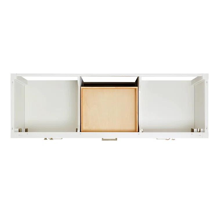 Ariel A067d-Bc Cambridge 66" Double Free Standing Vanity Cabinet Only - White