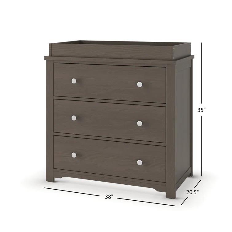 Harmony 3-Drawer Changing Table Dresser