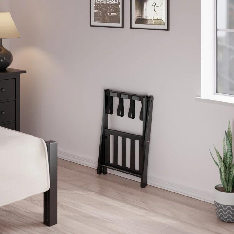 Folding Wood Luggage Rack