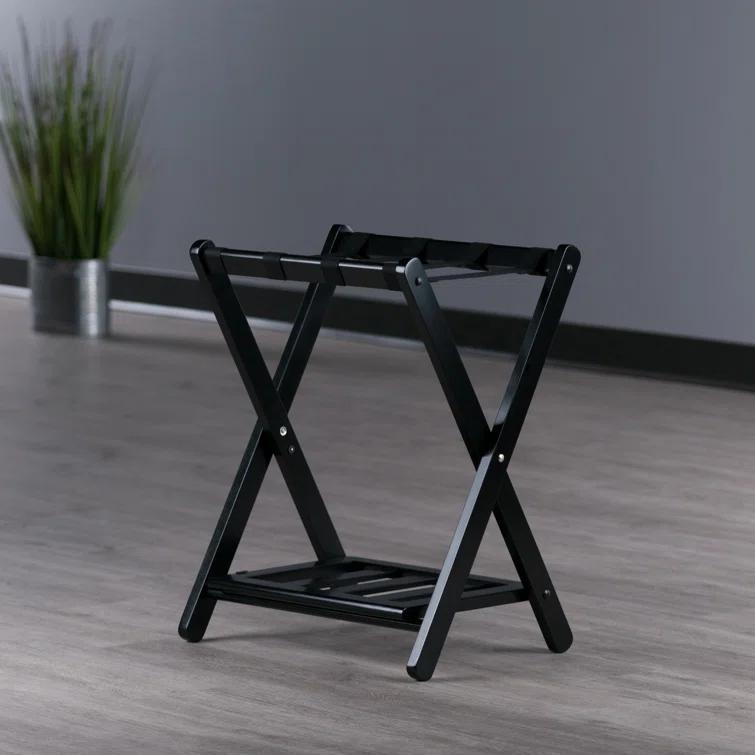 Folding Wood Luggage Rack