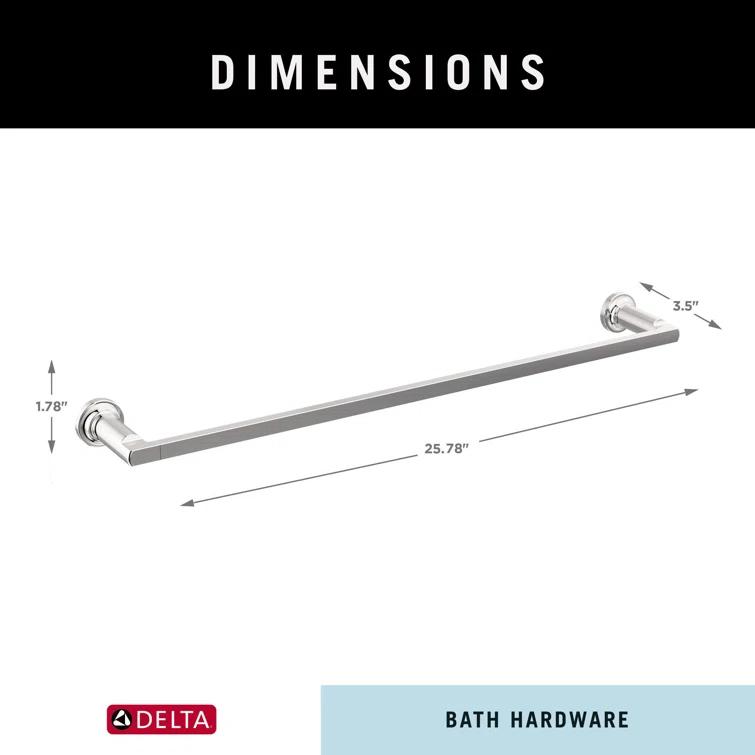 Tetra 24 in. Towel Bar Bath Hardware Accessory