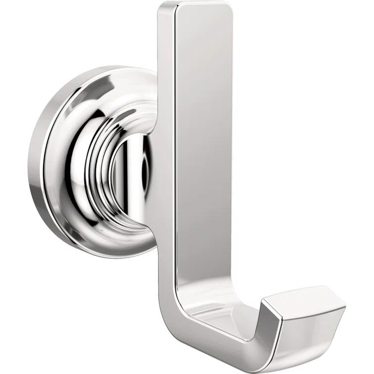 Tetra Double Towel Hook Bath Hardware Accessory in Stainless Steel