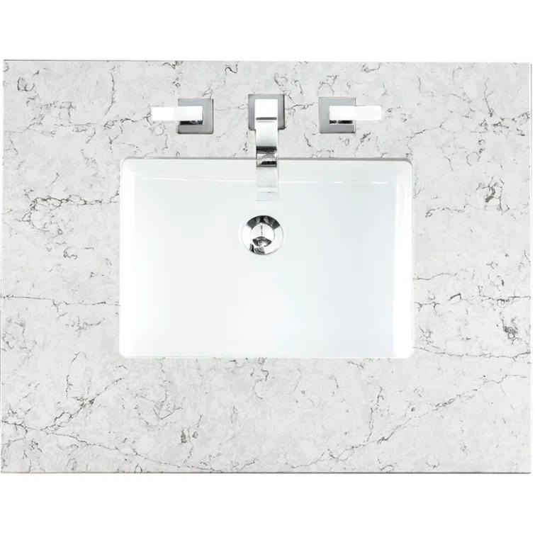 Urban Gray Plywood Single Vanity with Backsplash
