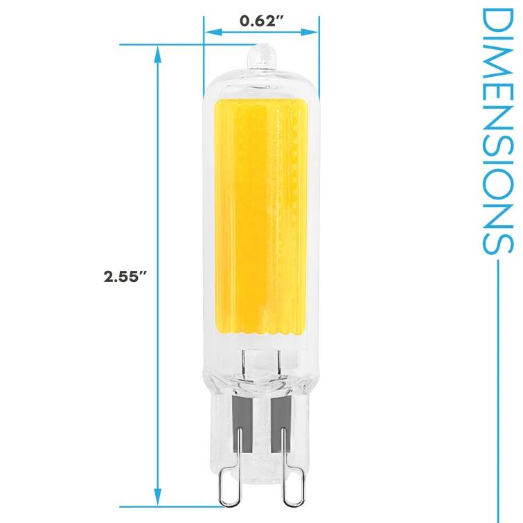 50 Watt Equivalent T4 G9/Bi-pin Dimmable LED Bulb