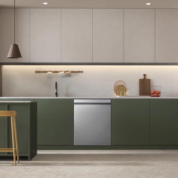 Samsung 24" 46 dBA ENERGY STAR Certified Smart Built-in Top Control Dishwasher with Adjustable Rack