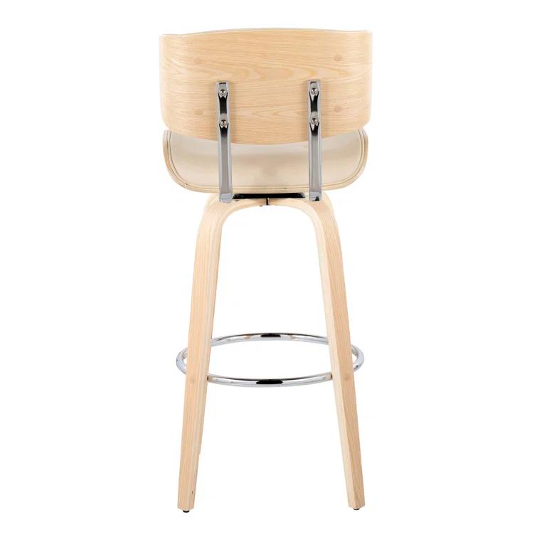 Lakyia Swivel Upholstered Counter Stool