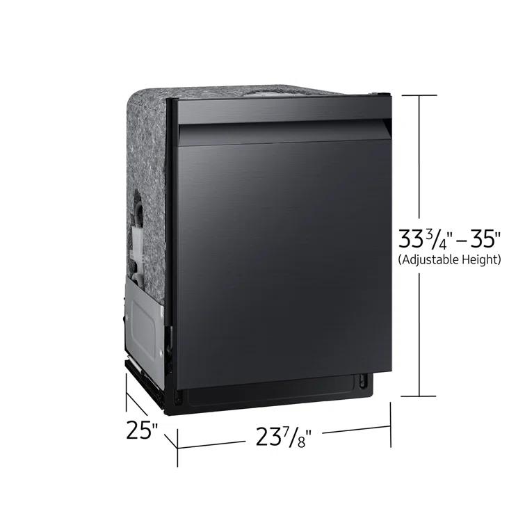 Samsung 24" 46 dBA ENERGY STAR Certified Smart Built-in Top Control Dishwasher with Adjustable Rack