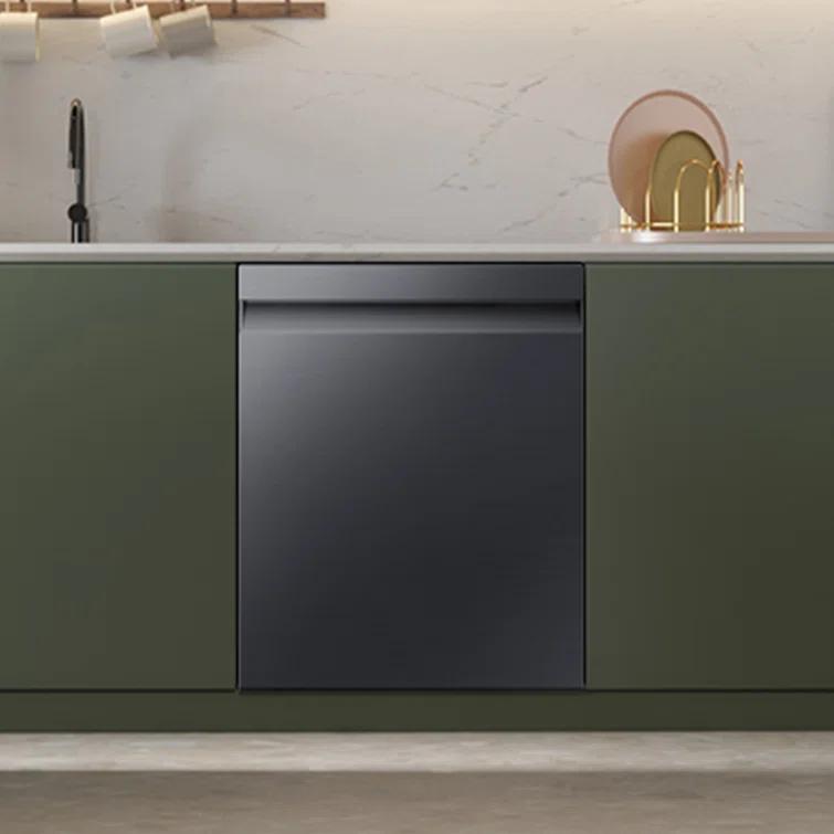 Samsung 24" 46 dBA ENERGY STAR Certified Smart Built-in Top Control Dishwasher with Adjustable Rack