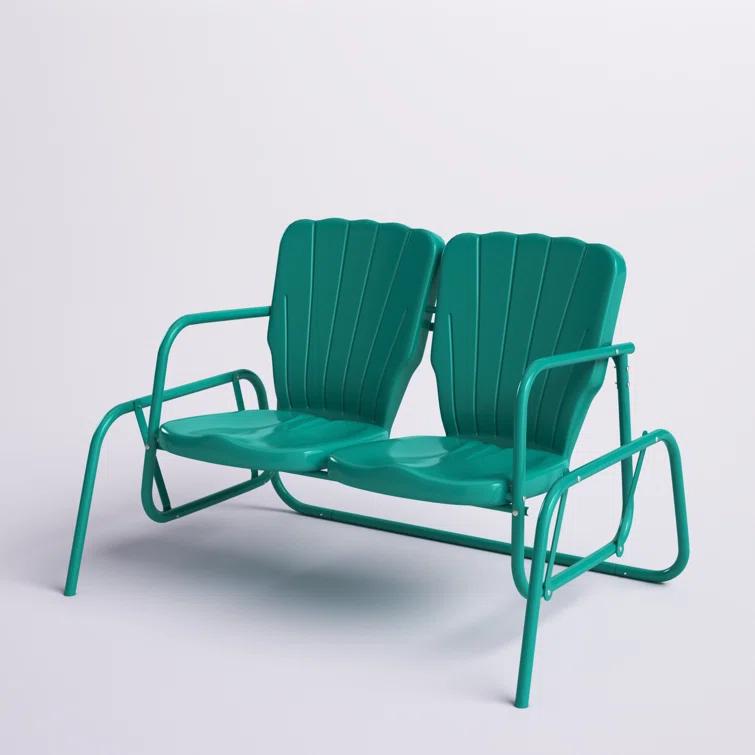 Outdoor Burley Gliding Metal Bench