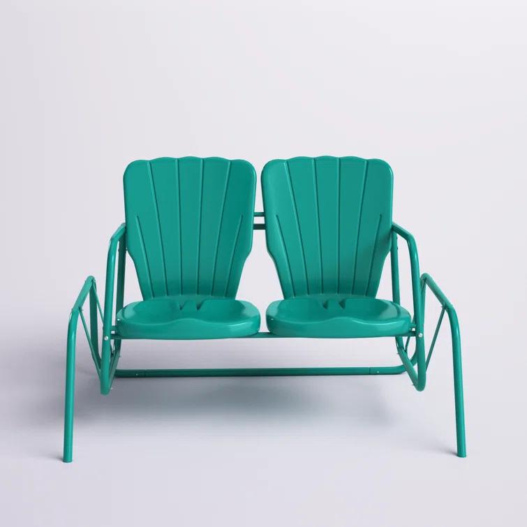 Outdoor Burley Gliding Metal Bench