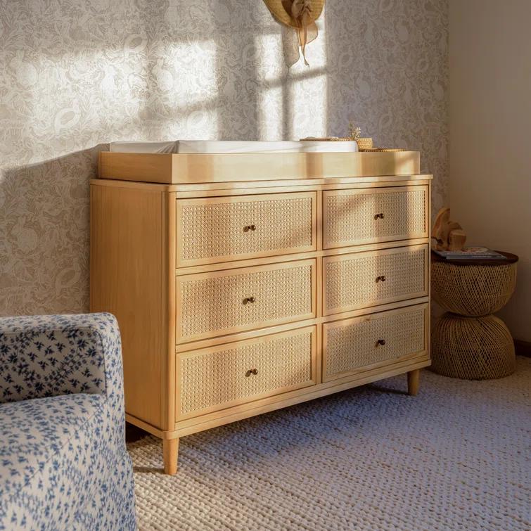 Marin 6 Drawer 19.49" W Dresser