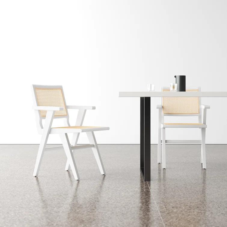 AllModern Atticus 18.10'' H Ash Armchair (Set of 2)