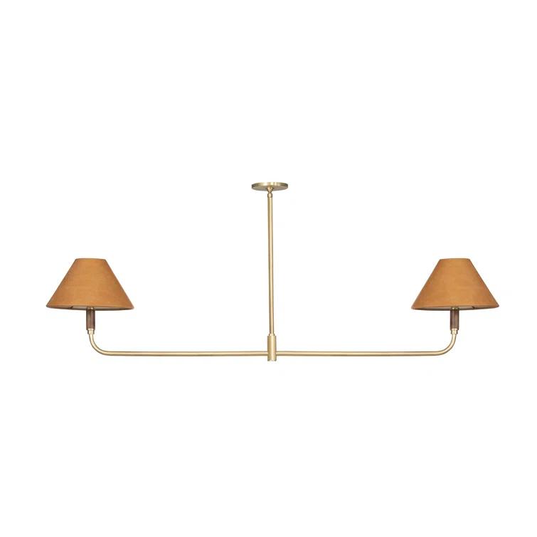 Doherty Linear Pendant Light - Natural / 62"W