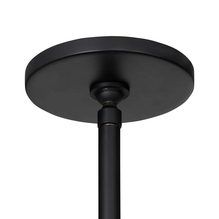 Doherty Linear Pendant Light - Black / 62"W