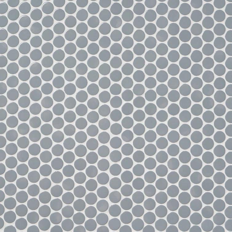 Zen 12.32'' W x 12.99'' L Ceramic Penny Round Mosaic Floor and Wall Tile (1.11 sq. ft./ each)