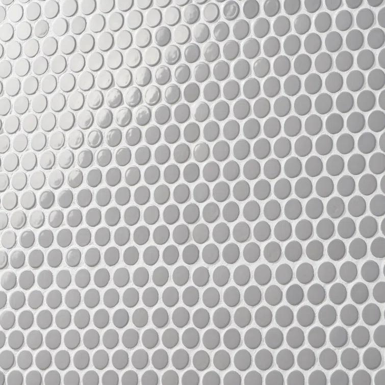 Zen 12.32'' W x 12.99'' L Ceramic Penny Round Mosaic Floor and Wall Tile (1.11 sq. ft./ each)