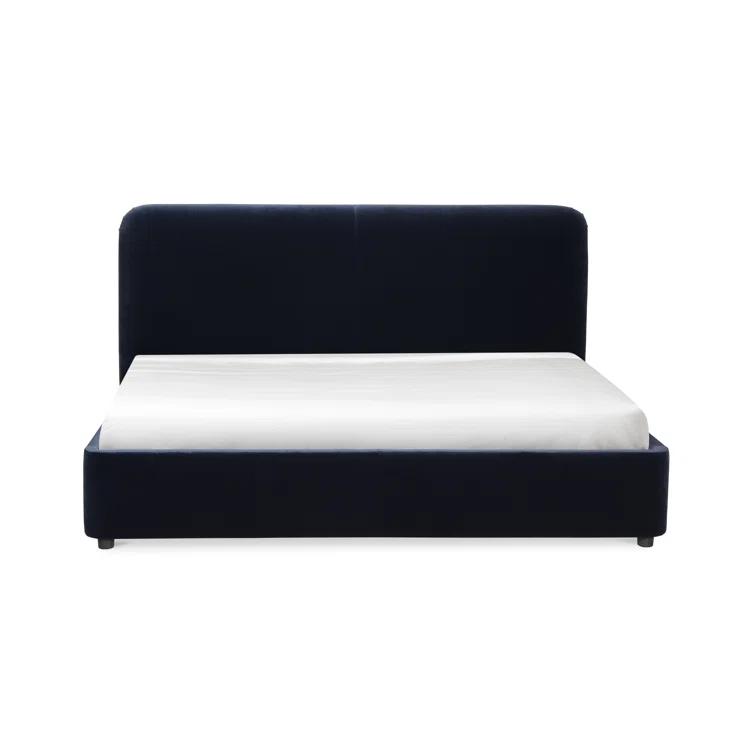 Zien Bed - Blue Velvet / King