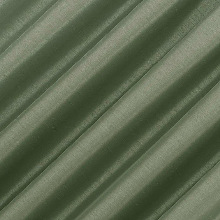 Faux Dupioni Silk Thermal Extreme 100% Blackout Back Tab Curtain Panel