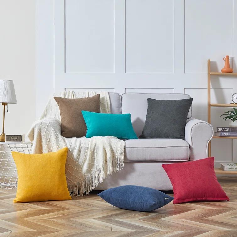 Square Chenille Pillow Cover (Set of 2)
