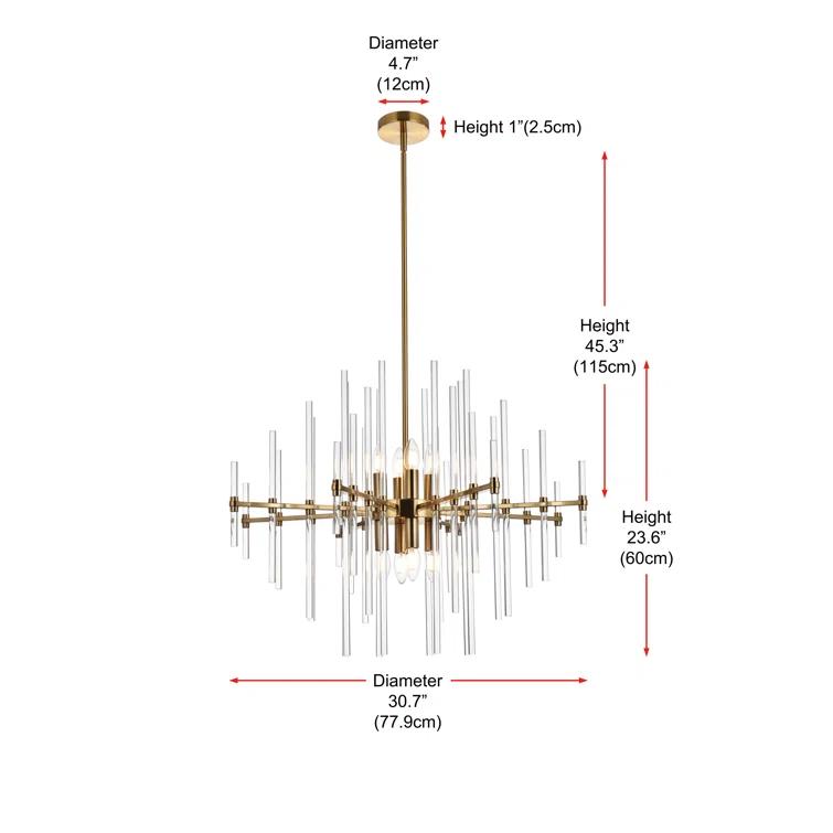 Francene 8 - Light Unique/Statement Pendant