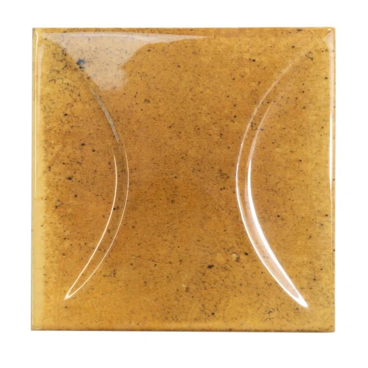 Antiek 3.94 in. x 3.94 in. Glossy Ceramic Square Deco Wall Tile (6.68 sq. ft./case) (60-pack)