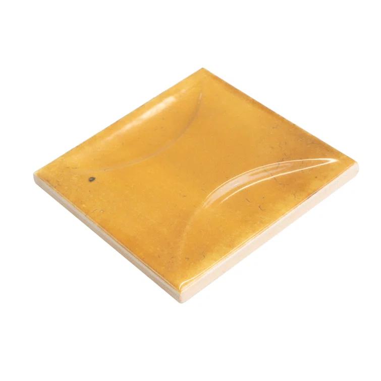 Antiek 3.94 in. x 3.94 in. Glossy Ceramic Square Deco Wall Tile (6.68 sq. ft./case) (60-pack)
